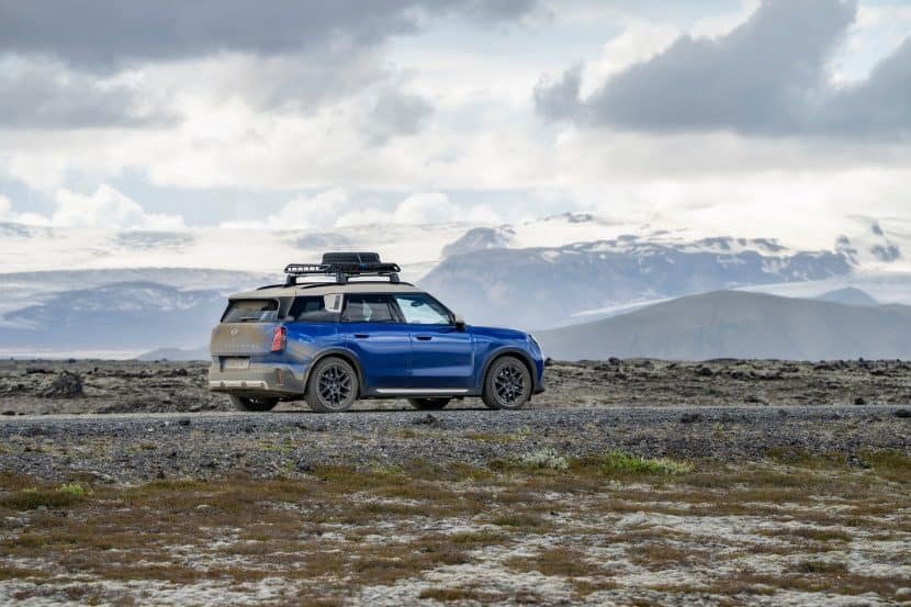 Electric MINI Countryman Embarks On Road Trip To Iceland