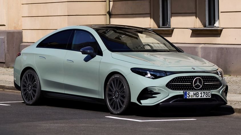 New 2025 Mercedes CLA hybrid - pictures