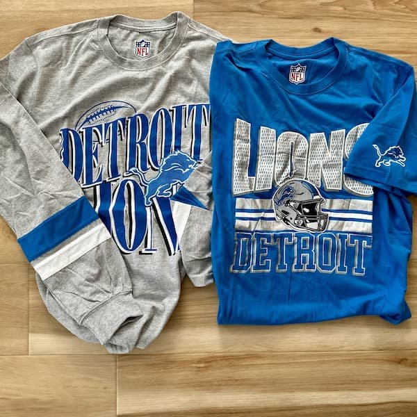 *HOT* NFL Officially Licensed Short & Long Sleeve T-Shirt Set only $39.98 shipped!