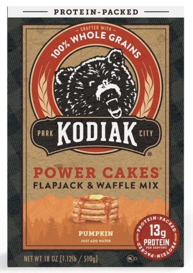 Kodiak Protein-Packed Power Cakes and Waffle Mix only $2.36!