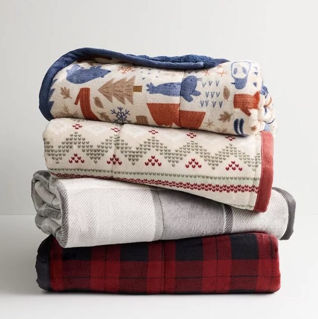 Cuddl Duds Cozy Soft Printed Throw Blanket only $16.99!