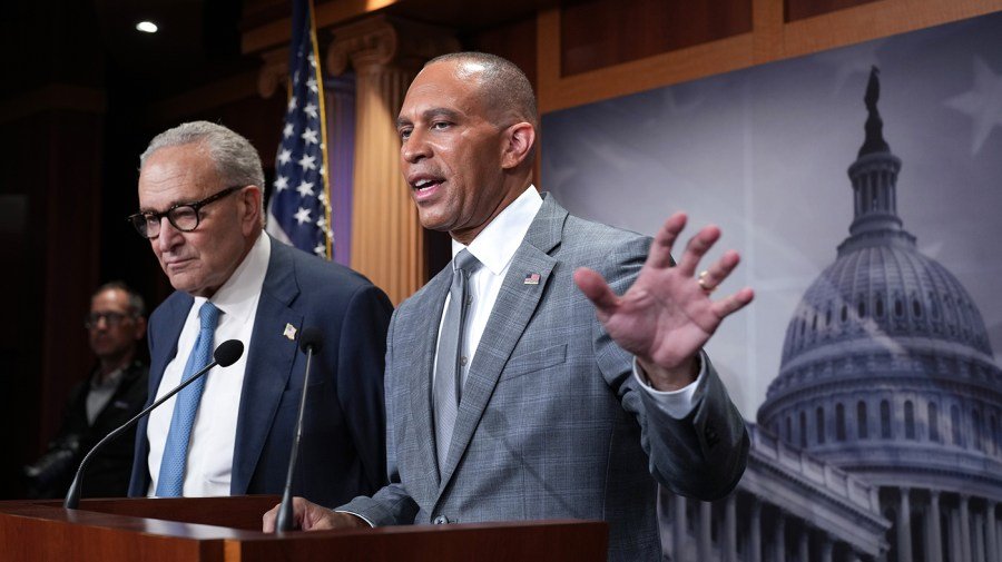 Democrats rage as funding bill heads to House