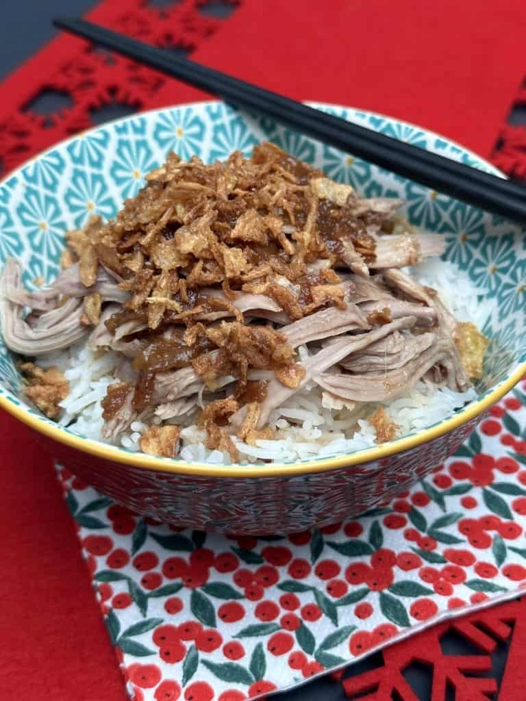 Taiwanese Turkey Rice Bowl recipe 嘉義火雞肉飯