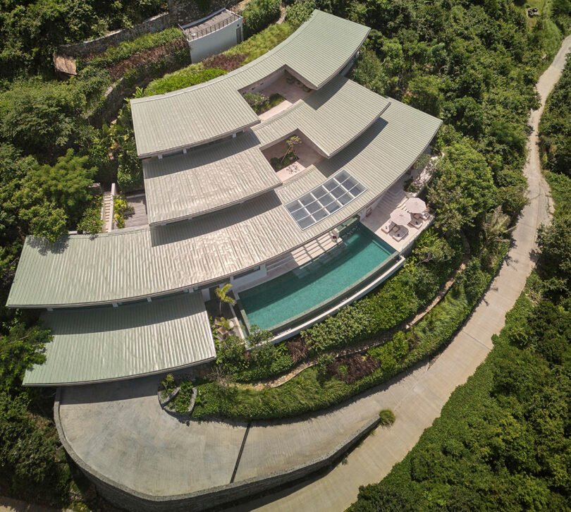 Villa Boe Is Built in Layers Along a Hillside in Lombok, Indonesia
