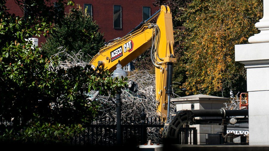 Trump: East Wing 'looked like hell' before demolition for ballroom
