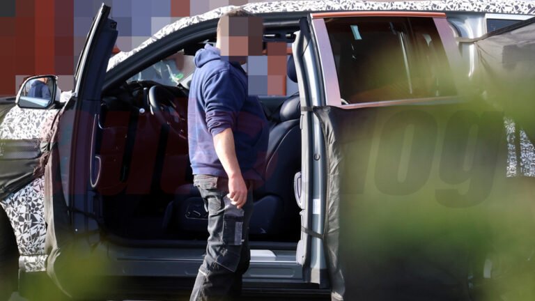 Spied: Genesis GV90 Boasts Coach Doors and a Feature Even Rolls-Royce Can’t Match