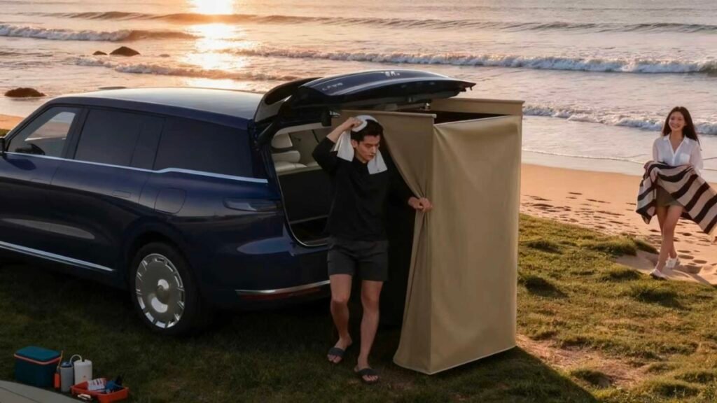 This Luxury SUV Lets You Take a Hot Shower Wherever You Like