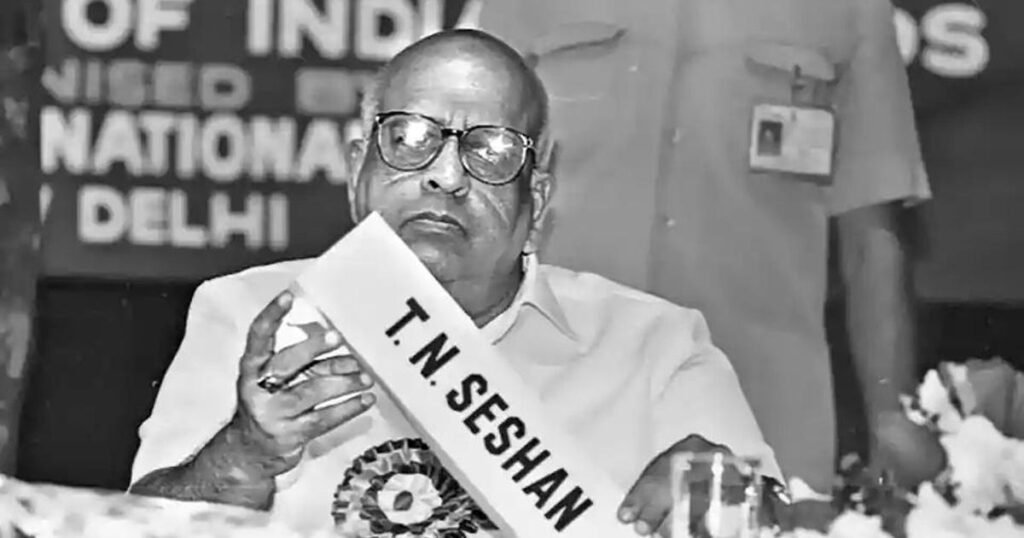 The Legacy of T.N. Sheshan