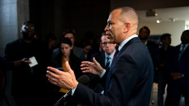 Watch live: Jeffries addresses reporters after Senate shutdown vote