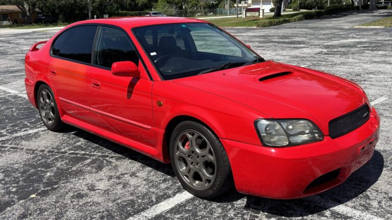 This Subaru Legacy Was Designed By Porsche (And Shares A Name With One Of Santa's Reindeer)