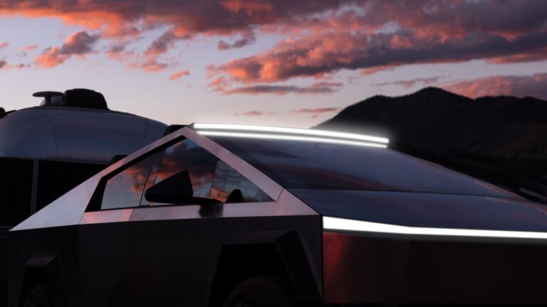 Tesla Recalls Dumb Stick-On Cybertruck Light Bar For Getting Unstuck