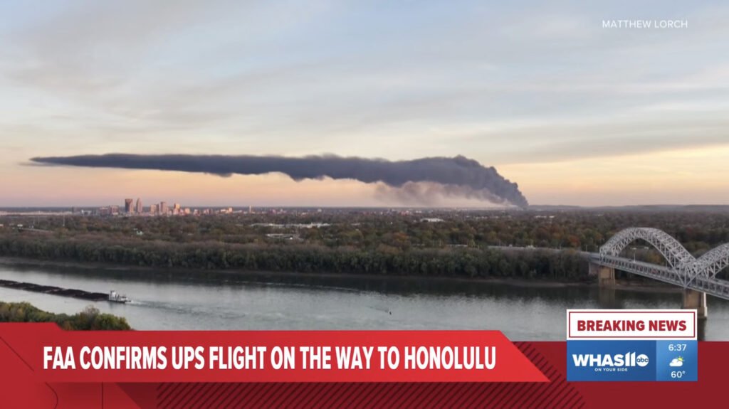 [UPDATE] UPS Cargo Plane Crashes Near Louisville Airport In Fiery Explosion