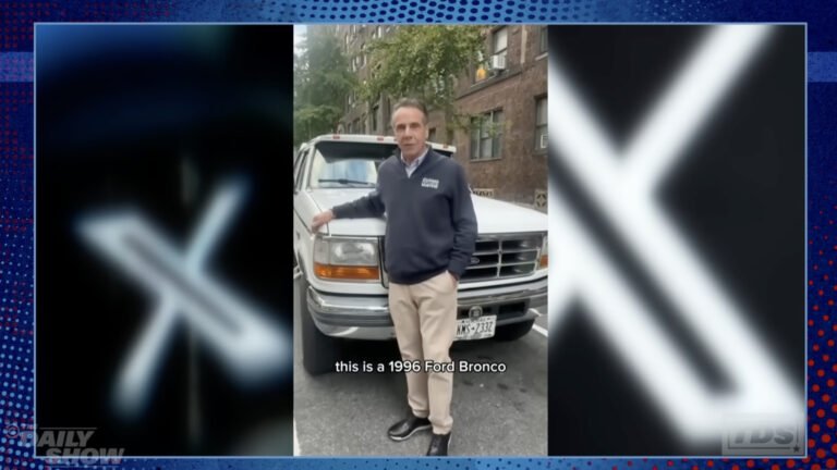 Cuomo's White 'Not The O.J. Bronco' Ticketed After He Illegally Parked It In A Loading Zone
