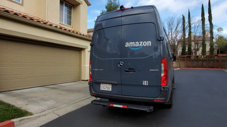 Why Amazon Trucks Make That Annoying Sound Backing Up