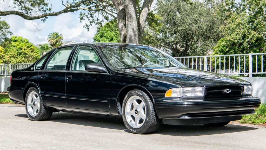 This 1996 Chevy Impala SS Up For Auction Has Been Garaged Since New And Has 79 Miles On The Clock