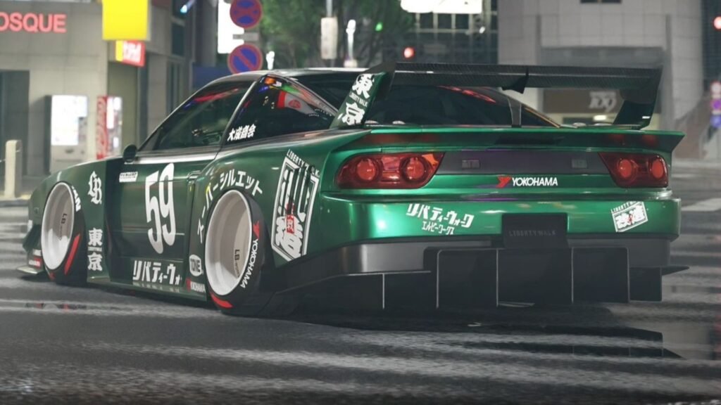 Liberty Walk's New Nissan 180SX Body Kit Pays Homage To A Racing Legend