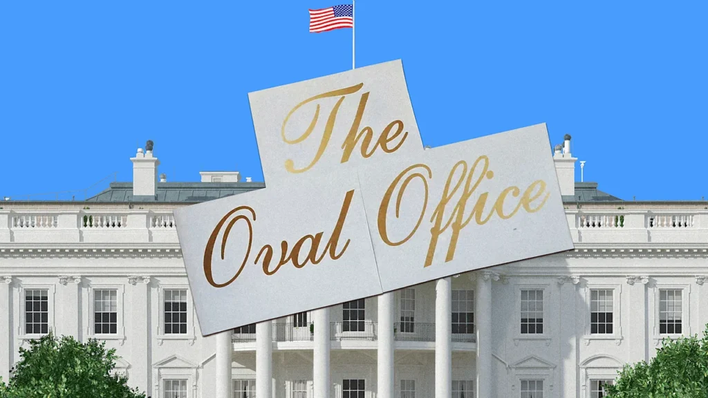 The font on that cringe new Oval Office signage has a storied history