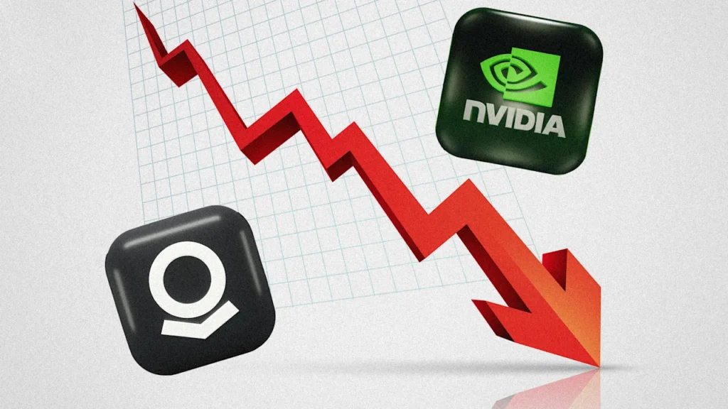 Hot AI stocks Nvidia and Palantir are falling today. Here’s why