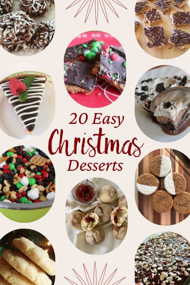 20 Easy Christmas Dessert Ideas!