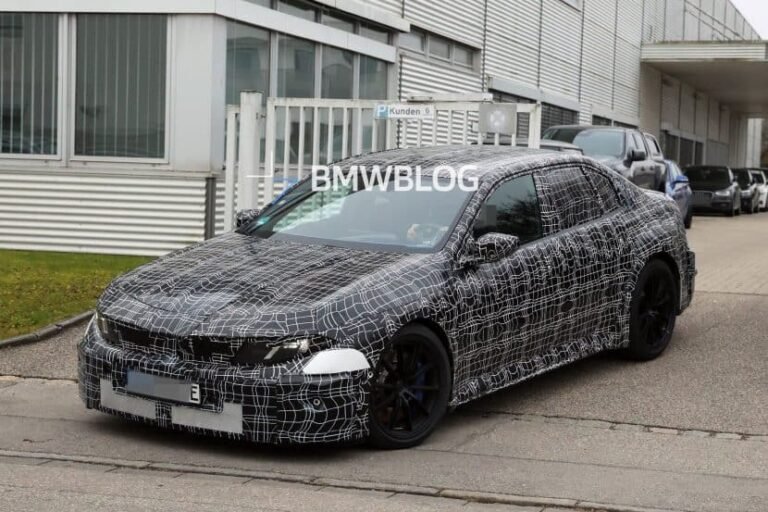 2027 BMW M3 Electric Reveals Production Neue Klasse Headlights in New Spy Photos