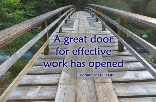 A Great Door for Effective Work – 1 Corinthians 16:8-9