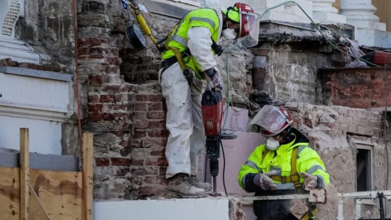 Trump says Melania isn't happy with White House ballroom construction noise