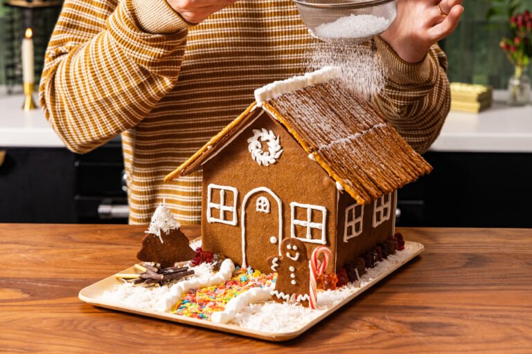 How to Make a Gingerbread House From Scratch