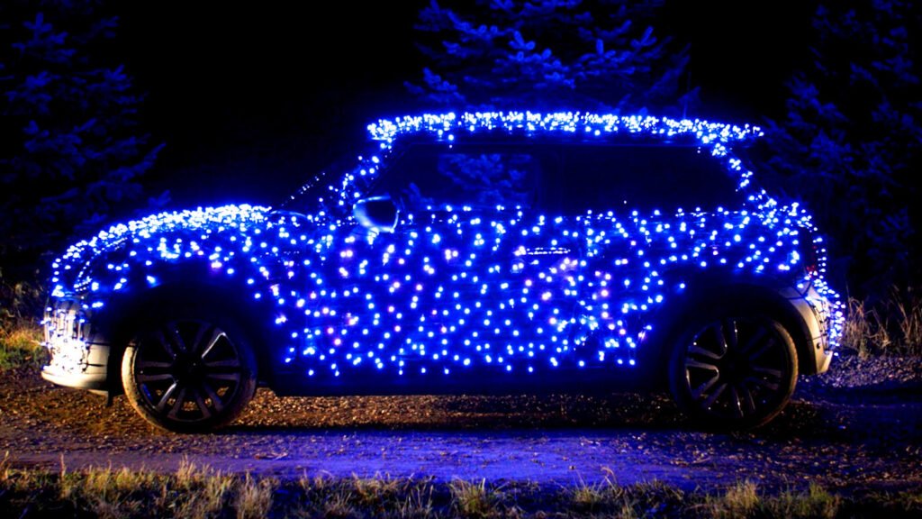 You Might Want To Rethink Adding Christmas Lights To Your Car