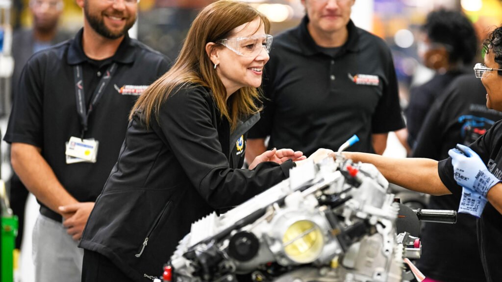 GM’s Barra Says Biden’s Fuel Rules Nearly Parked Its Plants For Good