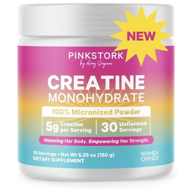 Pink Stork Creatine Monohydrate only $12.97 shipped!