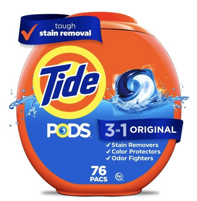 *HOT* Tide PODS Liquid Laundry Detergent Pacs, 76 count only $4.88!