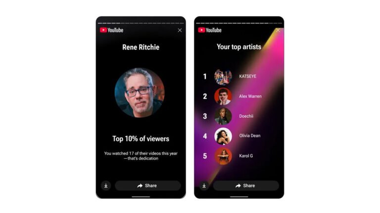 YouTube joins the Wrapped party and rolls out its first Recap