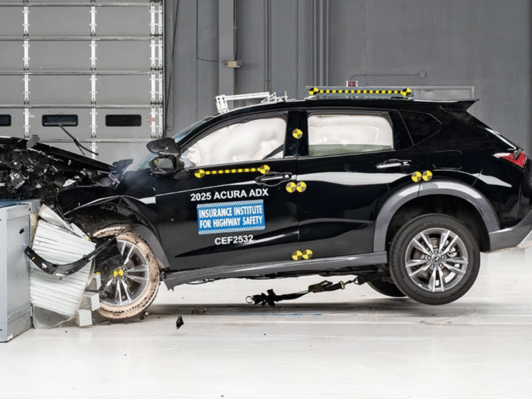 One Rear-Seat Detail Cost the 2025 Acura ADX IIHS's Highest Safety Rating