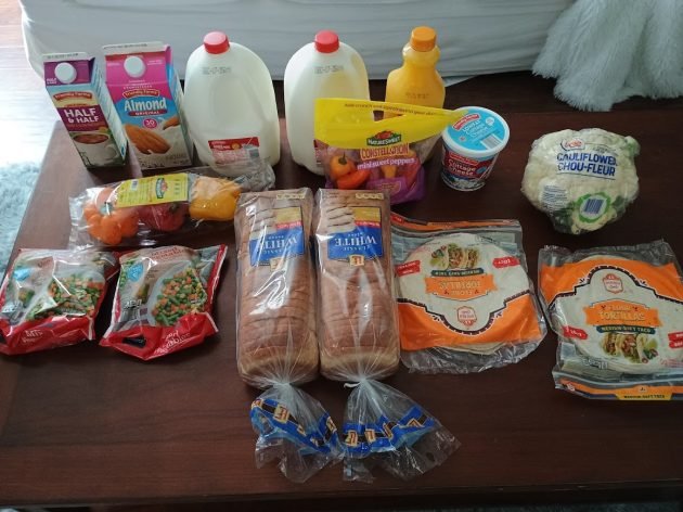 Brigette’s $124 Grocery Shopping Trip and Weekly Menu Plan for 4!