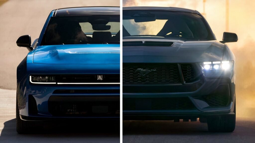 Can 6 Beat 8? Dodge Charger Scat Pack Vs. 2026 Ford Mustang GT