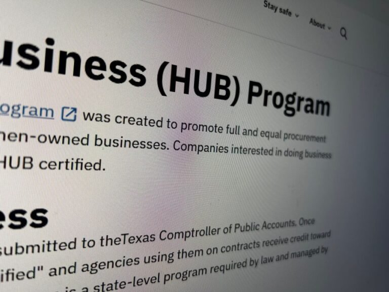 State of Texas: Minority and women-owned businesses cut from HUB program