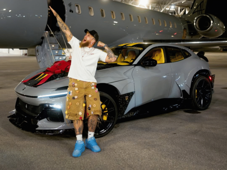 Jake Paul Takes Delivery of a Wild, One-Off Widebody Ferrari Purosangue With a Starry Headliner