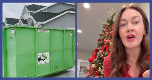 This Woman Shared That She Gets A Dumpster For Her  Neighbors Every Christmas