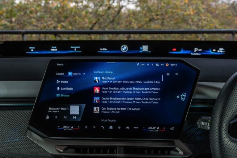 2026 BMW iX3 Gets Global Player In-Car Streaming App