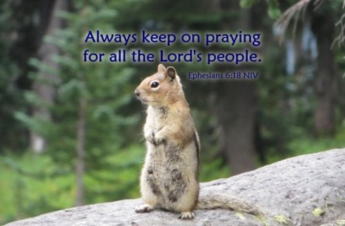 Always Keep On Praying – Ephesians 6:18