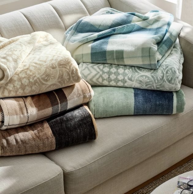 Better Homes & Gardens Velvet Plush Throw Blankets only $8!