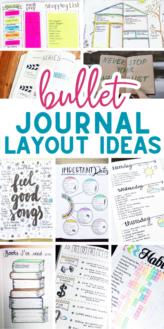 10 Bullet Journal Layout Ideas!