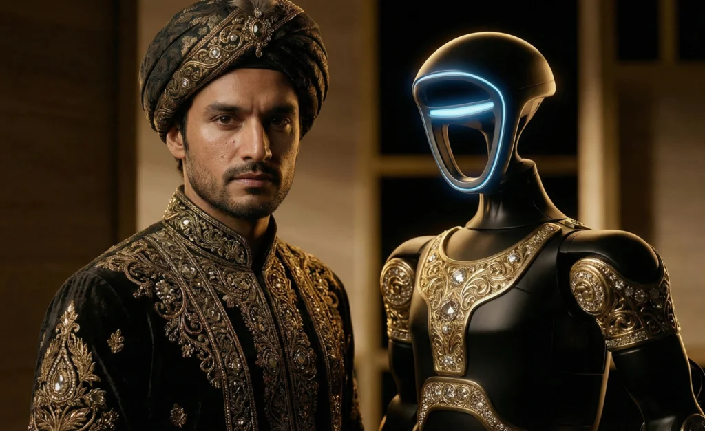 Caviar Launches Luxury Humanoid Robot Dressed in Gold