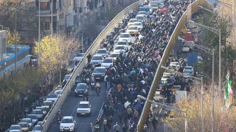 Death toll from protest crackdown in Iran 2,500+, activists say