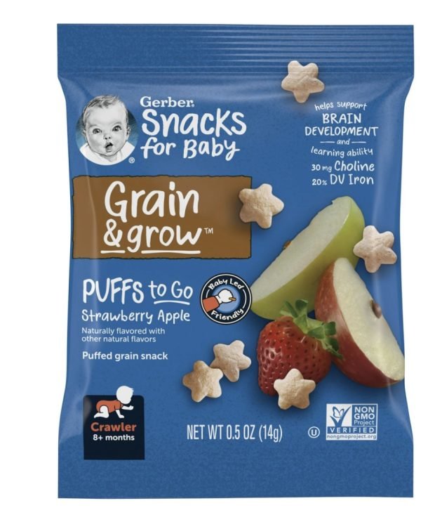 Gerber Strawberry Apple Puff Snacks only $0.24 at Walmart!