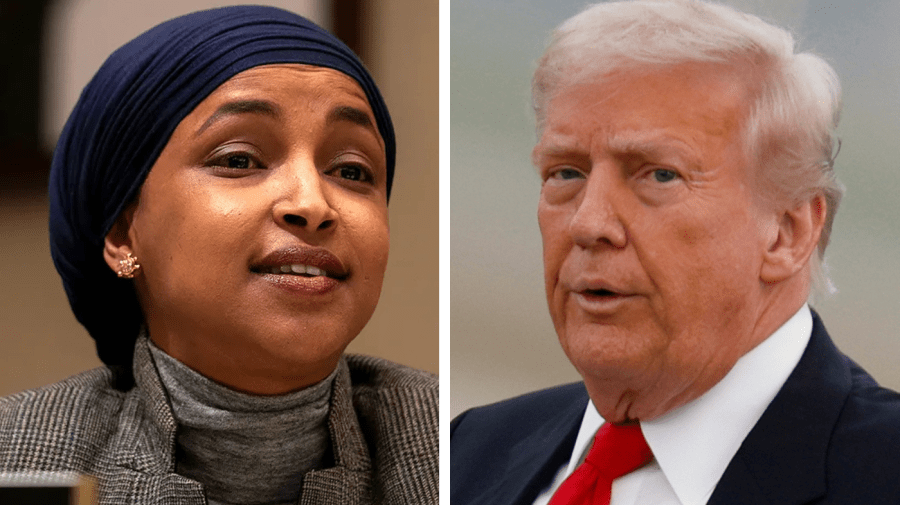Omar responds to Trump post signaling DOJ probe: 'You’re panicking'