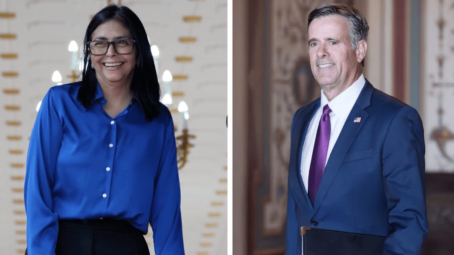 CIA director met with Venezuela’s leader in Caracas as Trump huddled with Machado