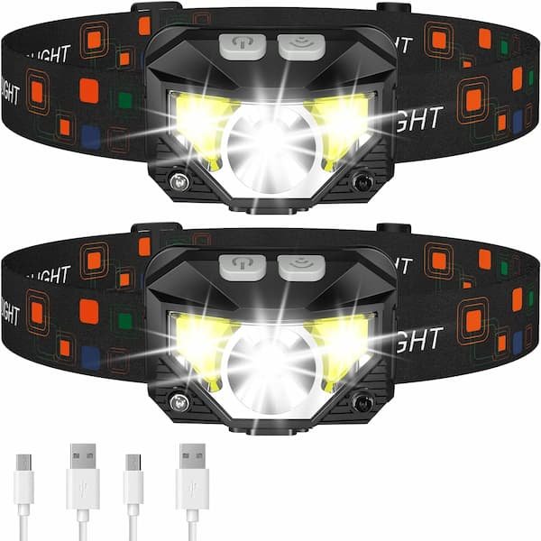 Rechargeable LED Headlamps 2-Pack only $15.98!