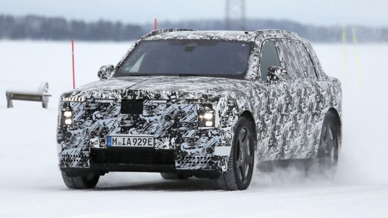 New electric Rolls-Royce SUV appears ahead of 2027 launch