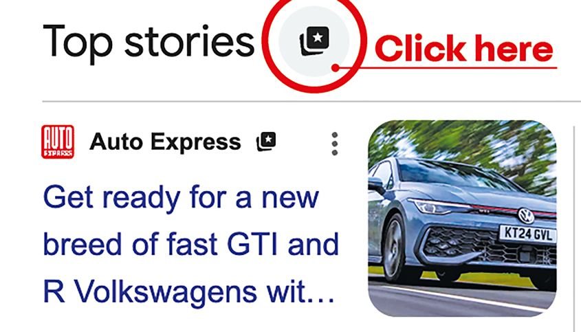 Make Auto Express a ‘preferred source’: How to add us on Google